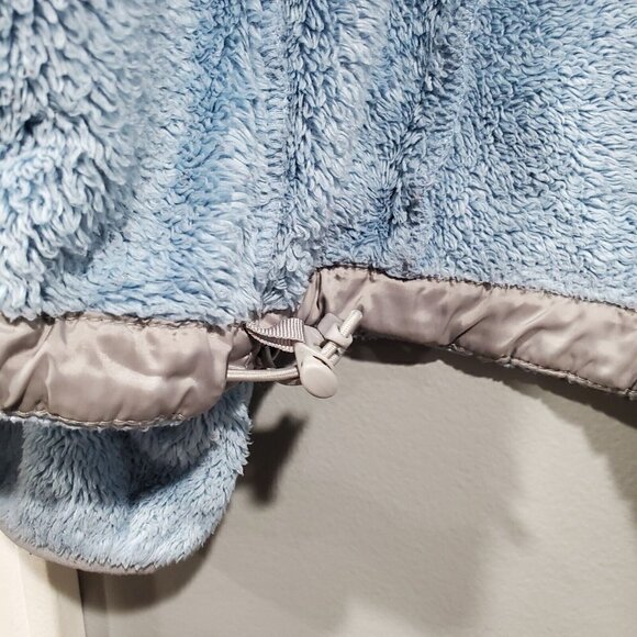The North Face Women's Otis Fleece Blue Full-Zip Lightweight Jacket Pockets Sz M - Picture 8 of 15